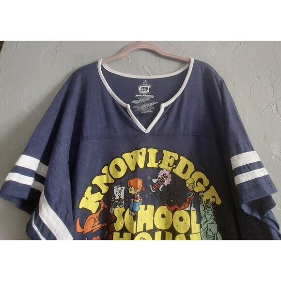 School House Rock Tops Shirts Classic Fit Women 5,cotton Polyester,26 Inch Of Ar - Picture 5 of 8